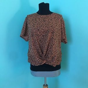 Cheetah print top